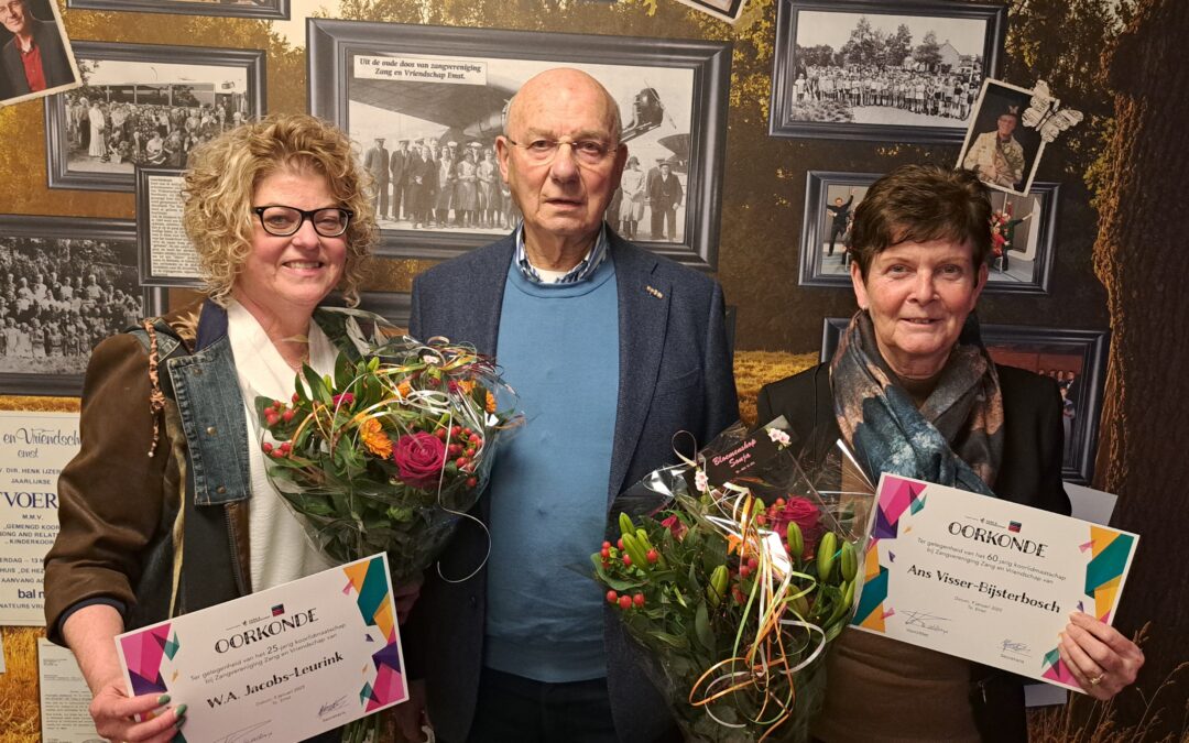 Nieuwjaarsreceptie en jubilarissen