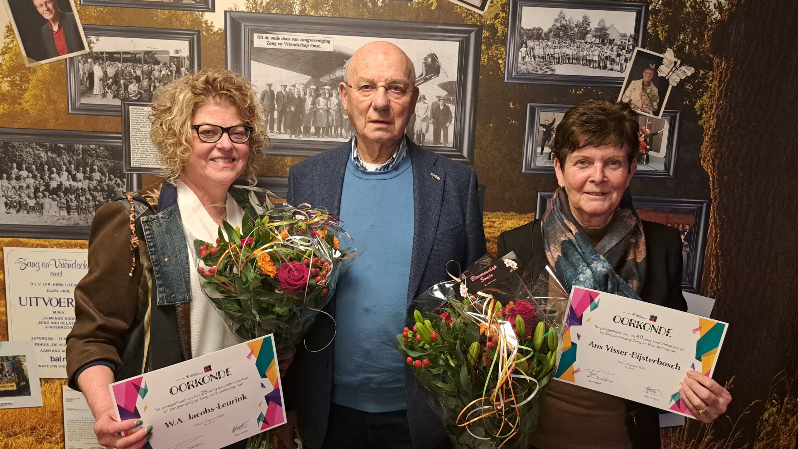 Nieuwjaarsreceptie en jubilarissen